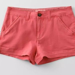 BKE mollie stretch short 27 coral blush
